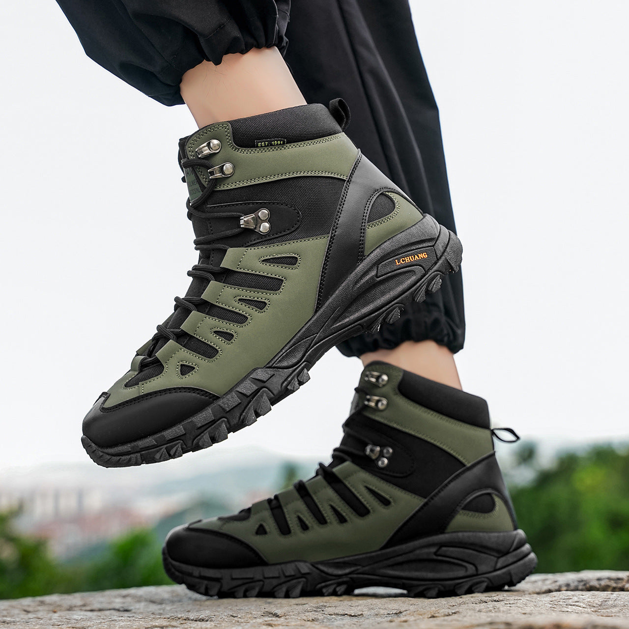 High Top Lace Up Dr Martens Boots For Fall And Winter