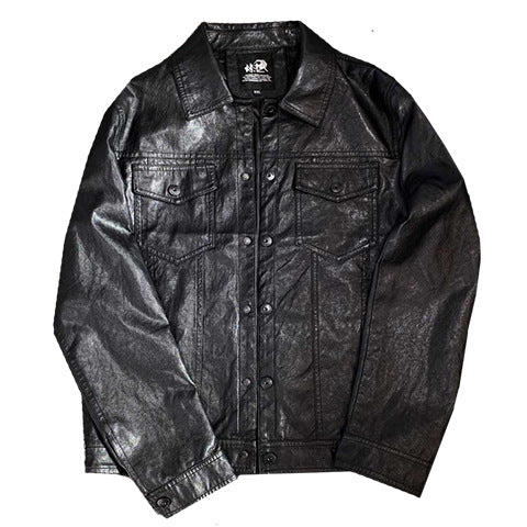 Mens Stylish Korean-Style Biker Jacket For Young Trendsetters