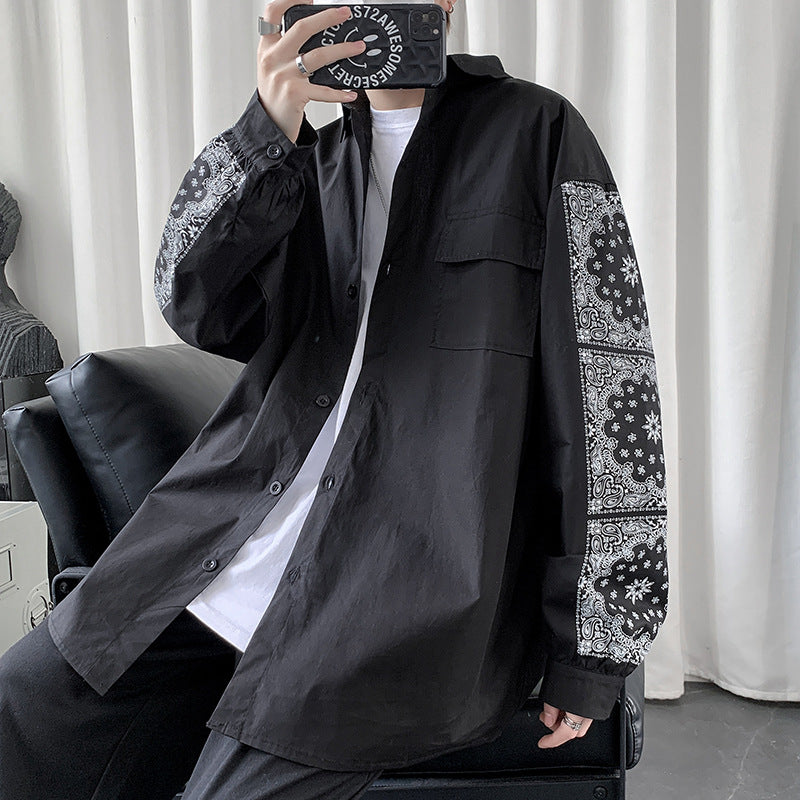 Mens Stylish Casual Niche Shirt Coat