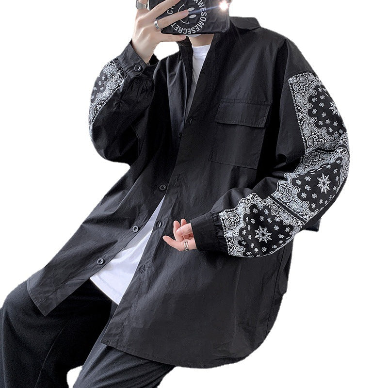 Mens Stylish Casual Niche Shirt Coat